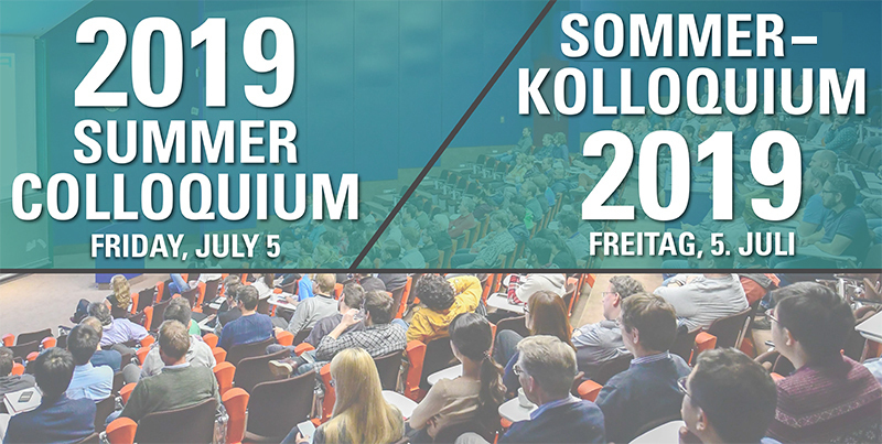 Sommer kolloquium 2019
