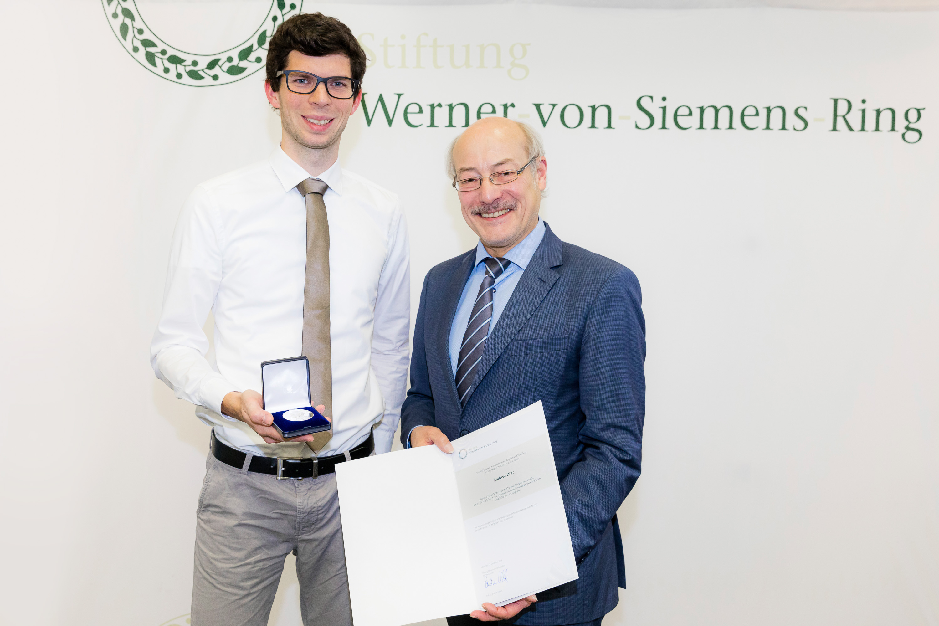 Werner-von-Siemens-Ring foundation honours doctoral student Andreas Dörr |  Max Planck Institute for Intelligent Systems