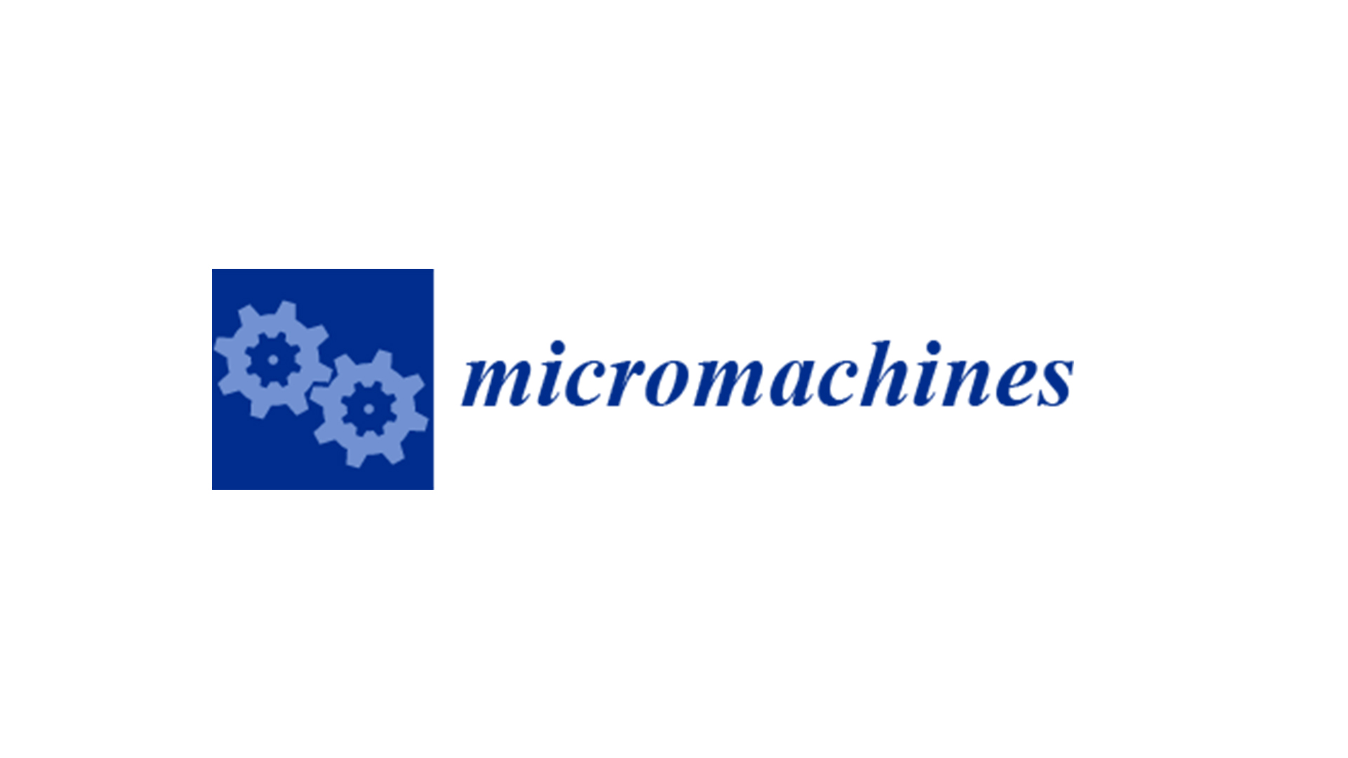 Micro machines open access journal