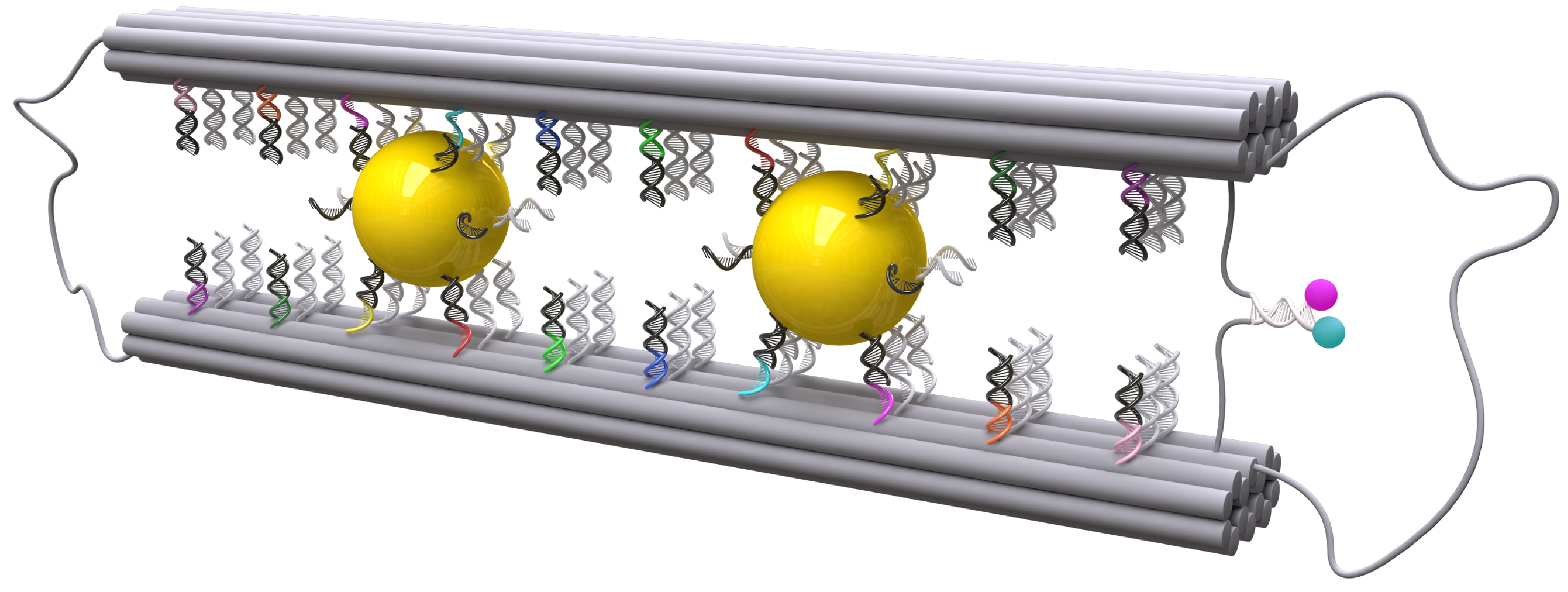 Illustration der nanostruktur