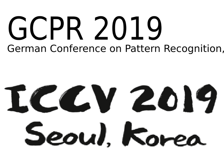 Iccv gcpr 2019