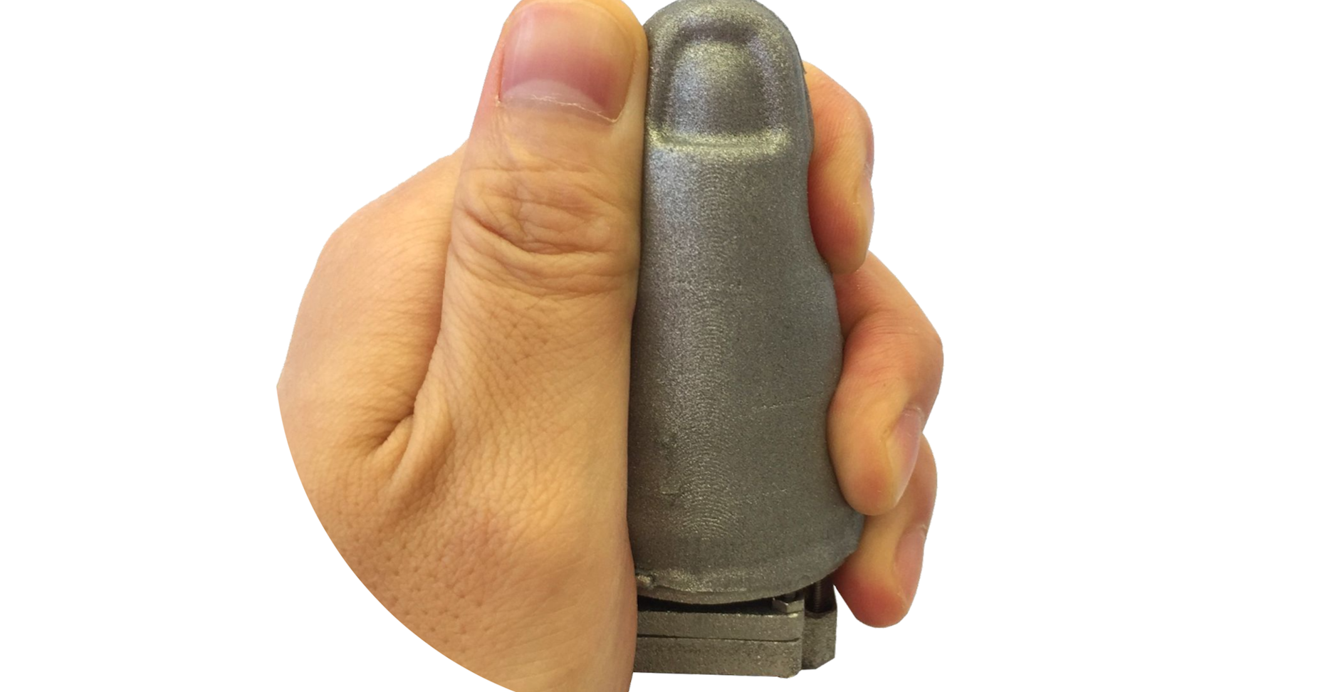 Thumb ticker xxl thumb shaped haptic sensor