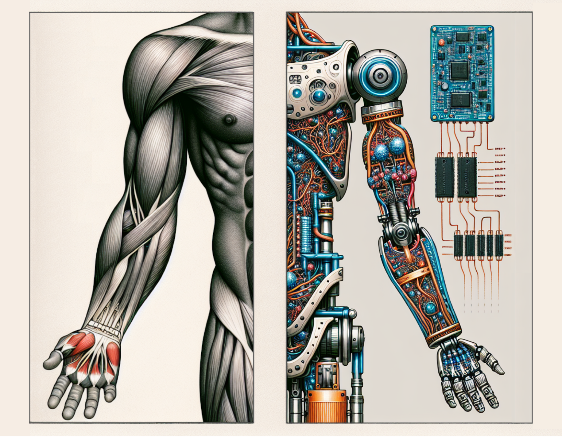 Learning with muscles