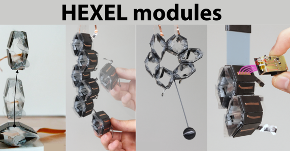Hexagonal electrohydraulic modules for rapidly reconfigurable high-speed robots